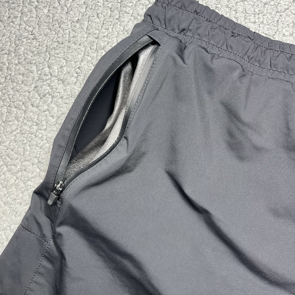 WOLACO Training Shorts Performance Mens Sz S Blac Yellow Drawstring Athletic Gym - Picture 5 of 12